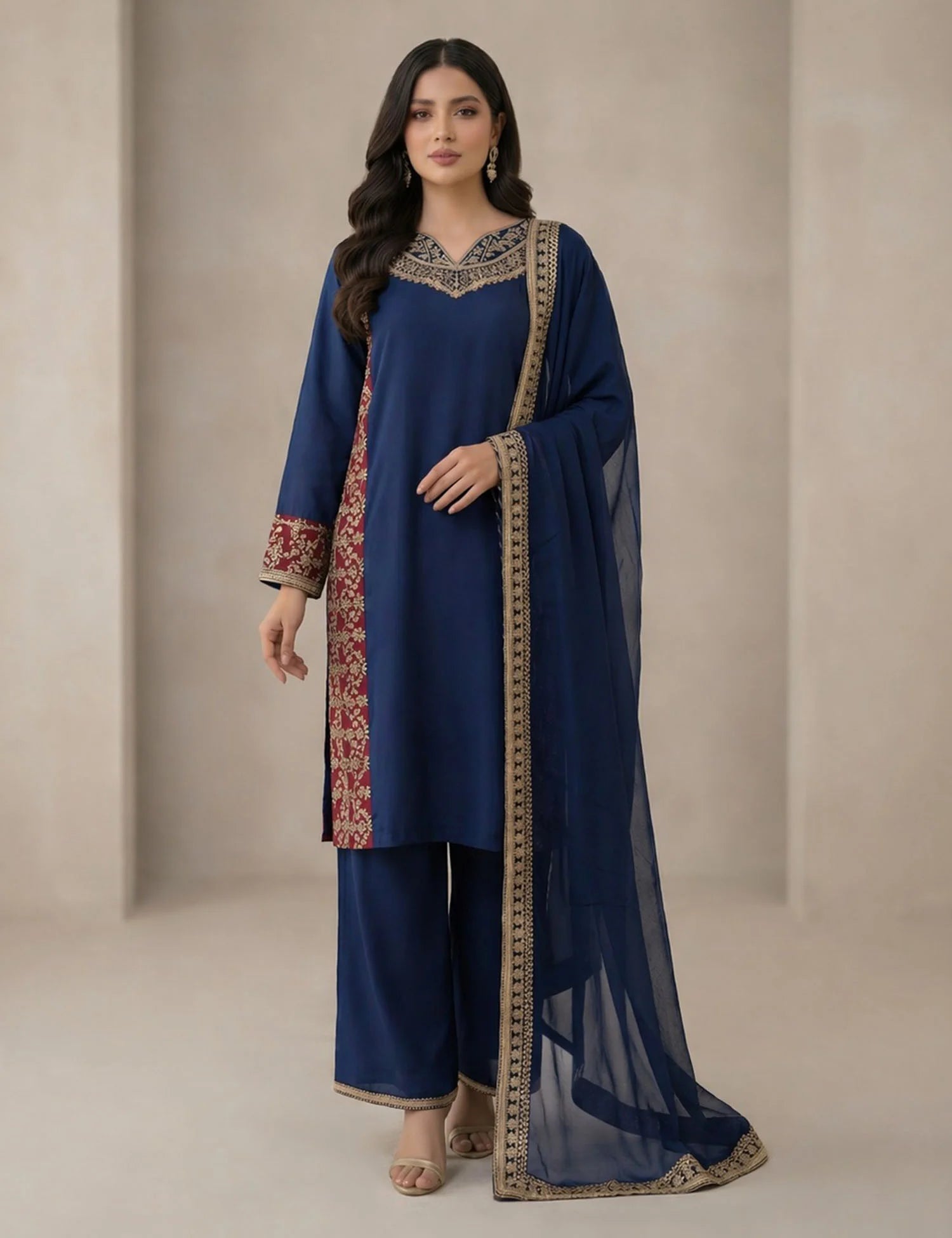 Firdus - Ziphyer Raw Silk Dress