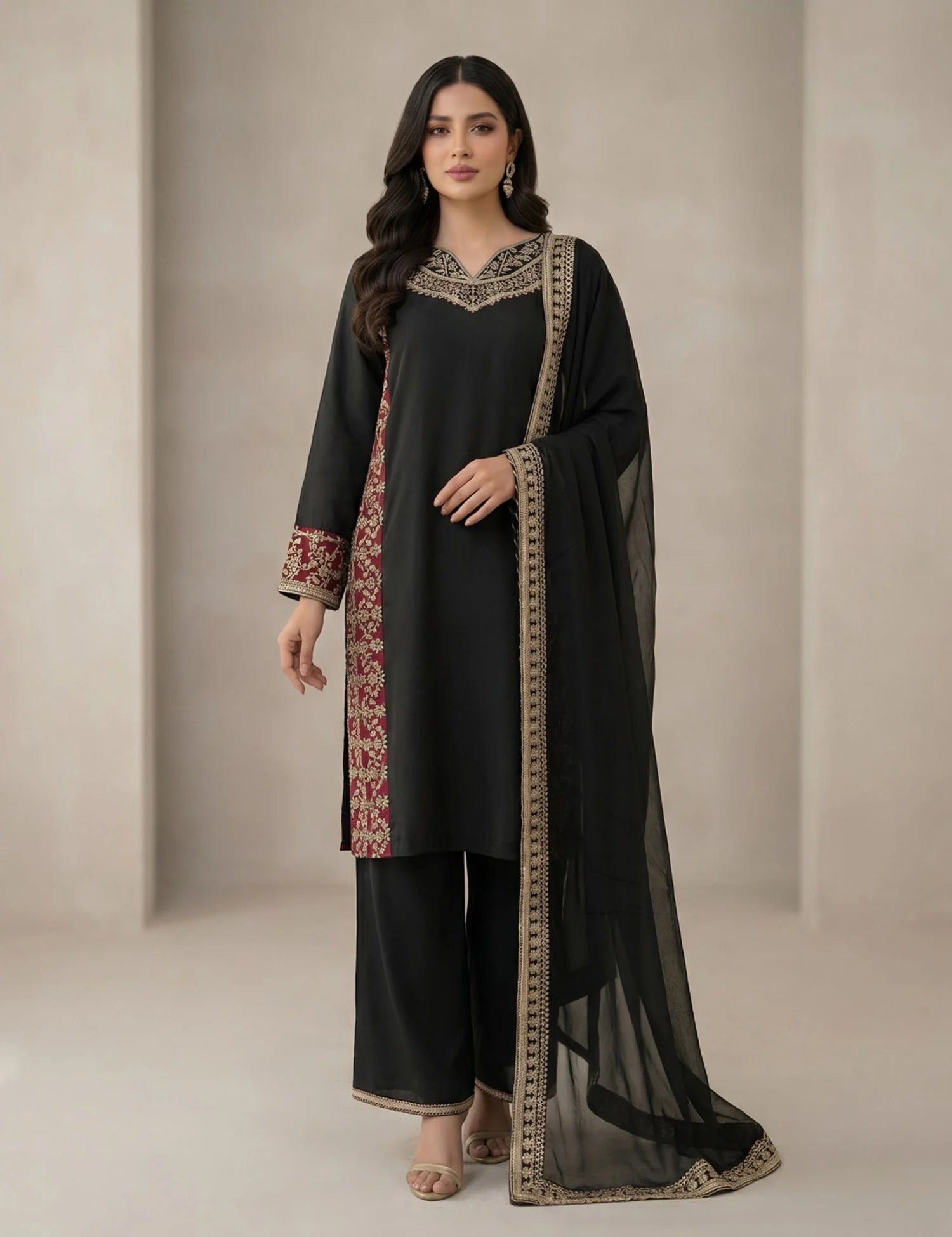 Firdus - Ziphyer Raw Silk Dress