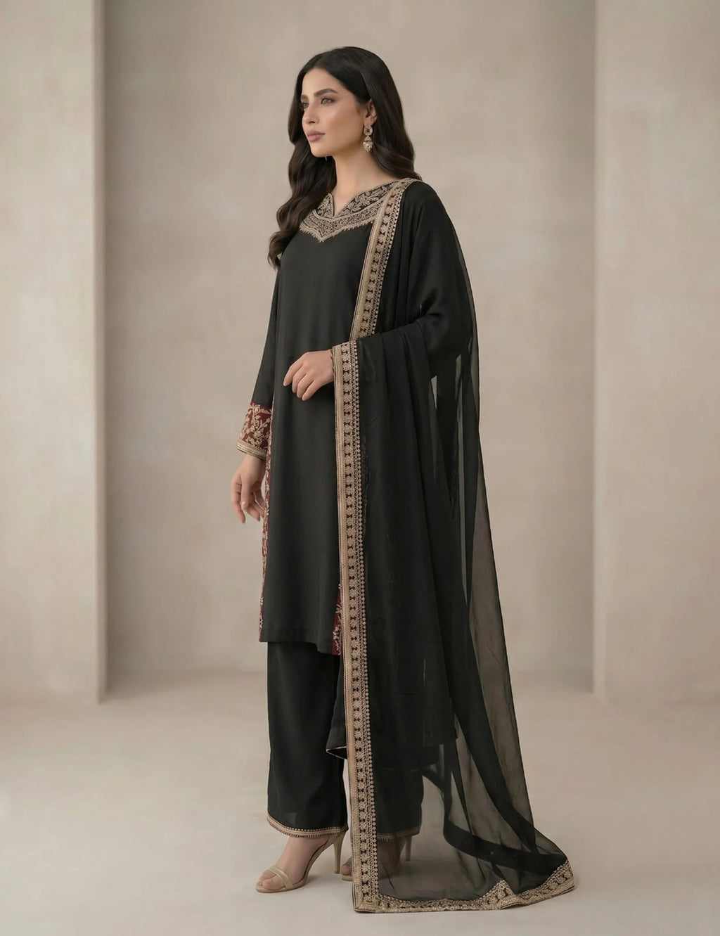 Firdus - Ziphyer Raw Silk Dress