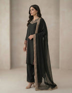 Firdus - Ziphyer Raw Silk Dress